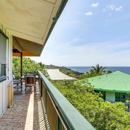 Ocean-View Bungalow Walk To Pebbles Beach! Hookena Exteriör bild