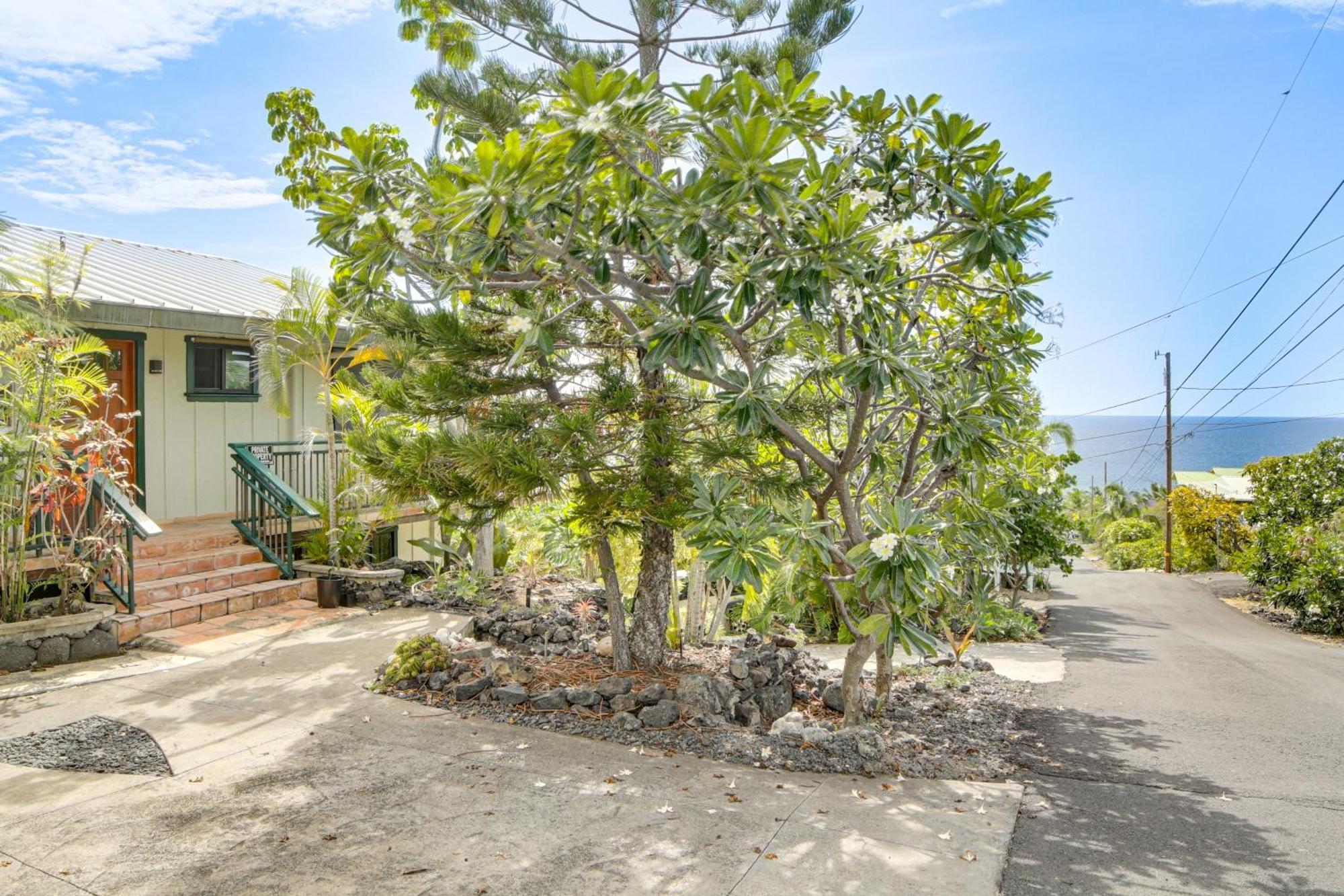 Ocean-View Bungalow Walk To Pebbles Beach! Hookena Exteriör bild